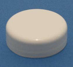 33mm 400 White Smooth Domed Cap with EPE Liner